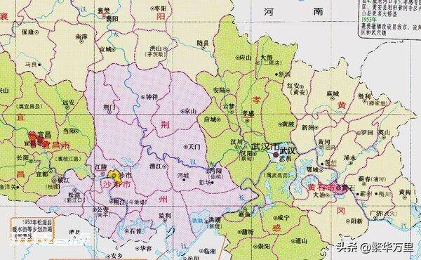 荆州在哪个省份(湖北省荆州市8个区县的历史形成)-图片4